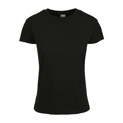 Image of Urban Classics Ladies Basic BOX TEE Tshirt, Women&#039;s, Size: XL, Black