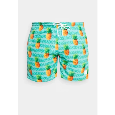 Image of Urban Classics B T Pattern Swimming shorts, Men&#039;s, Size: 3XL, Mint