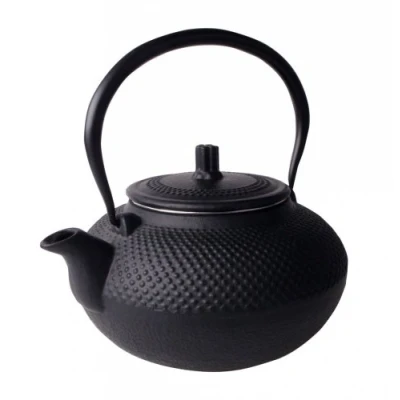 Image of Cookinglife Teapot Sakura Tea Cast Iron Black 1.5 Liter