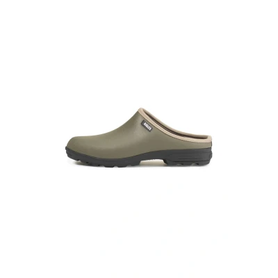 Image of Aigle Men&#039;s Lessfor Open Medium Clog, Khaki Green, 10.5 UK