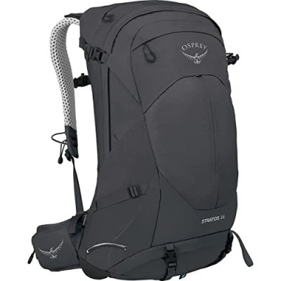 Image of Osprey Stratos Backpack, Men&#039;s, Size: One Size, Tunnel vision grey