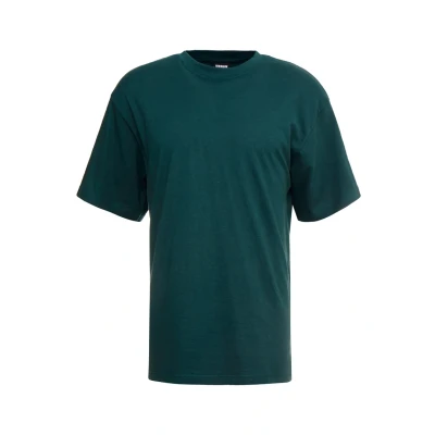 Image of Urban Classics TALL Basic Tshirt, Men&#039;s, Size: Medium, Bottlegreen