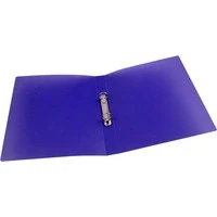 Image of Q Connect Purple A4 25mm 2 Ring Binder Frosted (Polypropylene Covers)