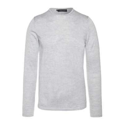 Image of Casual Friday Cfkent Merino CREW NECK KNIT Jumper, Men&#039;s, Size: Large, Light grey melange