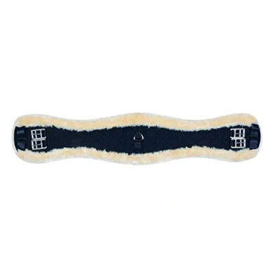 Image of HKM Lambskin Dressage Girth Black 60