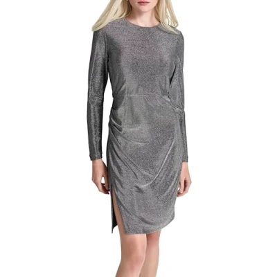 Image of DKNY Jewel Cocktail dress / Party dress, Women&#039;s, Size: 6, Black/silver