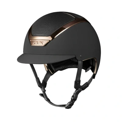 Image of Kask Dogma Chrome Riding Helmet Black/Everyrose 60cm Horse Equestrian