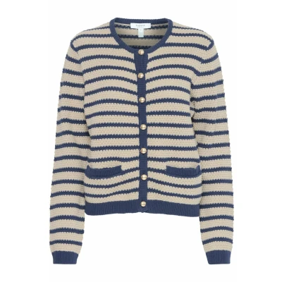 Image of b.young Mikala Cardigan, Women&#039;s, Size: XXL, Humus mix