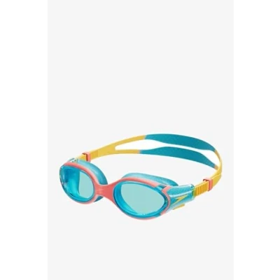 Image of Speedo Biofuse Junior Unisex Goggles for kids, Size: One Size, Bolt/mango/coral beach/blue
