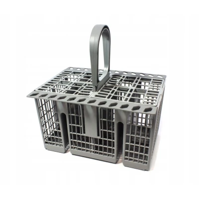 Image of Whirlpool Indesit 488000386607 cutlery basket dishwasher C00386607 tray (3 pieces) medium basi