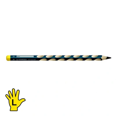 Image of Ergonomic Graphite Pencil STABILO EASYgraph Left Handed Pack of 6 Petrol HB