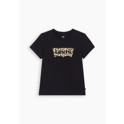 Image of Levi&#039;s Women&#039;s T shirt, Batwing Leopard Caviar, XS