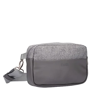 Image of Kim KIH30 Women&#039;s Hip Bag Water Repellent Bum 1 litre (24 x 15 cm) Made of High Quality Hydroflex Faux Leather, Durable Crossbody Bag, 3 in Chest Belt &amp; Waist Stone, One Size,
