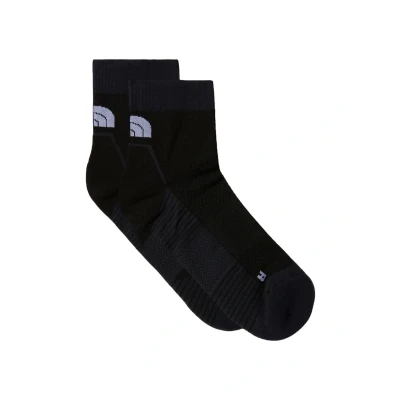 Image of The North Face Trail RUN Quarter Socks, Size: 5 6.5, Tnf black