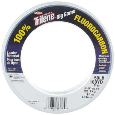 Image of Berkley Big Game Fluorocarbon Leader 0,91mm 40kg 68m Clear