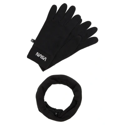 Image of Urban Classics NASA SET Gloves, Size: One Size, Black