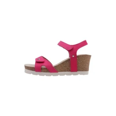 Image of Panama Jack Julia Platform sandals, Women&#039;s, Size: 5, Fuchsia Nubuck