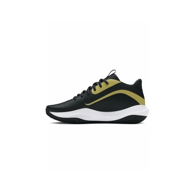 Image of Under Armour Unisex&#039;s Ua Lockdown 7 Basketball Shoe, Black Metallic Gold, 7.5 UK