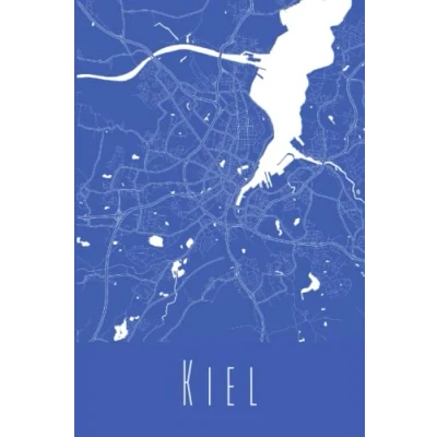 Image of Kiel: deine Stadt, Region, Heimat! Notizbuch DIN A5 blanko 120 Seiten Geschenk