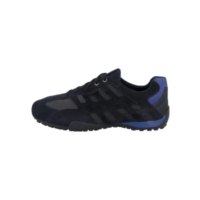 Image of Geox U Snake K LOW Trainers Navy royal, Men&#039;s, Size: 7, royal Leather/synthetics