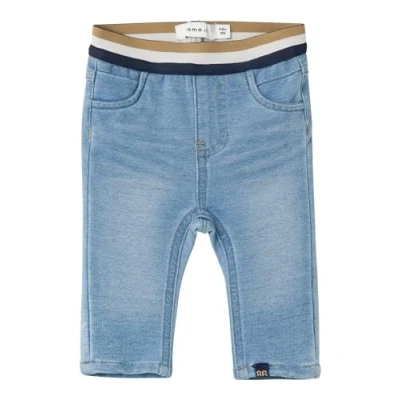 Image of Name it Nbmsilas SWE 7025TR NOOS Slim fit jeans for kids, Size: 2 4m, Light blue denim