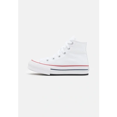 Image of CONVERSE Unisex&#039;s Chuck Taylor All Star Eva Lift Canvas Platform Sneaker, White Garnet Midnight Navy, 4 UK