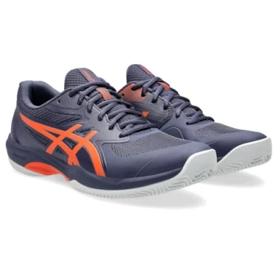 Image of Asics GAME Clay court tennis shoes, Men&#039;s, Size: 6.5, White/saxon green shoes