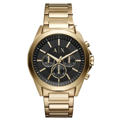 Image of Armani Exchange Watch, Men&#039;s, Size: One Size, Goldfarben