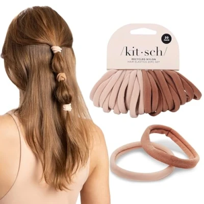 Image of Kitsch Recycled Nylon Elastics (Various Colours) Blush