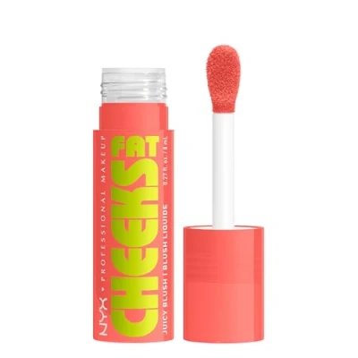 Image of NYX Professional Makeup Fat Cheeks Juicy Blush, Liquid up to 12H Wear, Product Does Not Fade (various shades) 8ml Papaya Plump