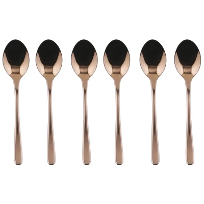 Image of Sambonet Coffee Spoons Taste Copper 6 Piece