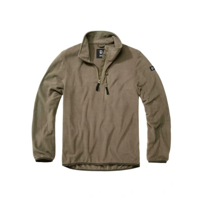 Image of Brandit Troyer Fleece jacket, Men&#039;s, Size: 5XL, Olive