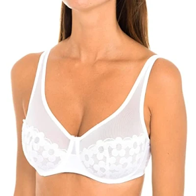 Image of DIM Generous Broderie 00ASD Women&#039;s Underwire Bra