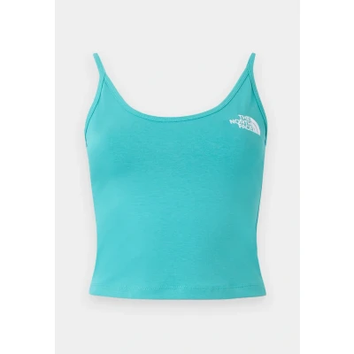 Image of The North Face CROP TANK Top, Women&#039;s, Size: Large, Vistula blue