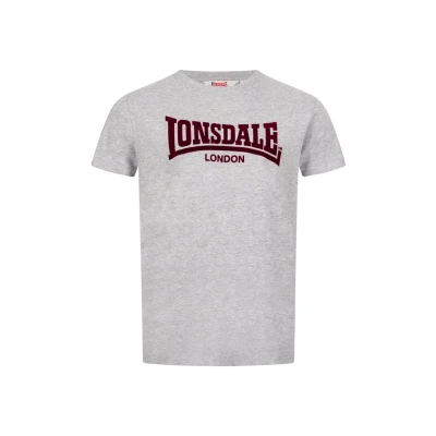 Image of Lonsdale ONE TONE Print Tshirt, Men&#039;s, Size: Medium, Grey