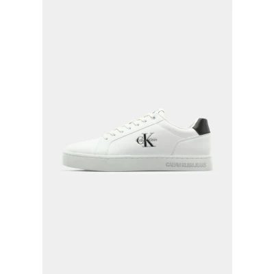 Image of Calvin Klein Jeans Trainers, Men&#039;s, Size: 46, Bright white/black shoes
