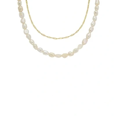 Image of Fossil JF04728710 Women&#039;s Necklace Heritage Gold Stainless Steel, Length: 406mm+50mm, Width: 4.5mm, Height: 4mm, No Gemstone,