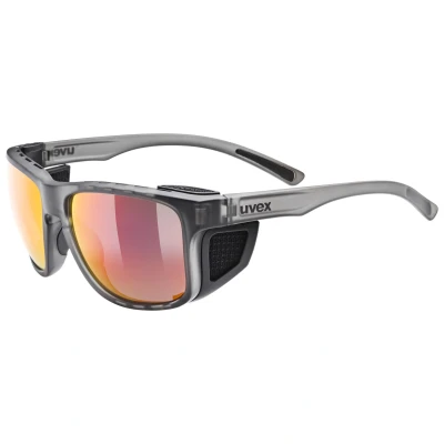 Image of uvex sportstyle 312 sports glasses for adults strong UV protection contrast enhancing smoke mat one size