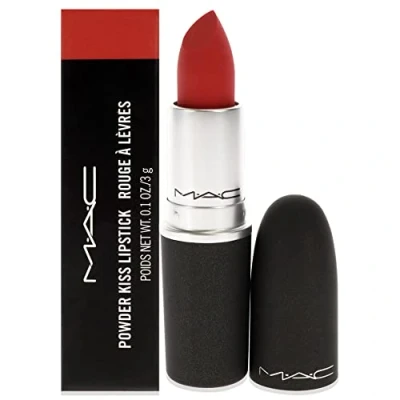 Image of MAC Powder Kiss Lipstick 3g (Various Shades) Lasting Passion