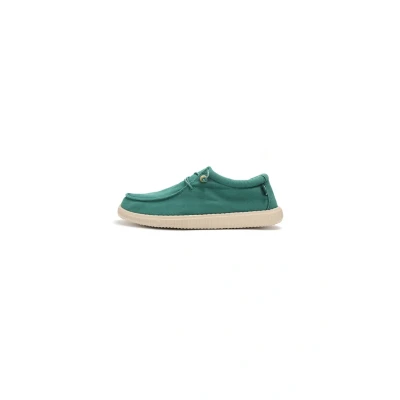 Image of WALK IN PITAS WP150 WALLABI Washed Men&#039;s Loafers Casual Boat Shoes Summer Sneakers and Comfortable for Men, green, 41 EU