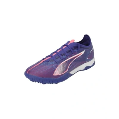 Image of Puma Ultra 5 Match TT Astro turf trainers, Men&#039;s, Size: 9, Lapis lazuli/white/sunset glow Textile/synthetics