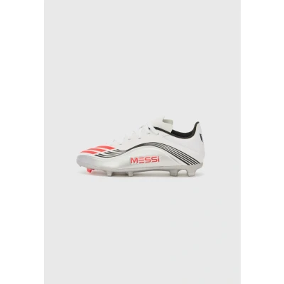 Image of adidas Performance F50 Unisex Moulded stud football boots White/lucid red/silvercoloured for kids, Size: 10K, red/silver/coloured shoes