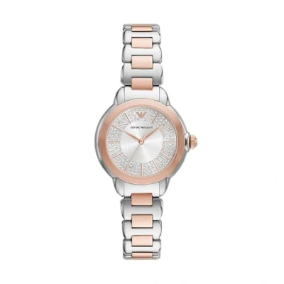 Image of Emporio Armani Women&#039;s Analog Quartz Watch with Stainless Steel Strap AR11643, Multicolor, bracelet