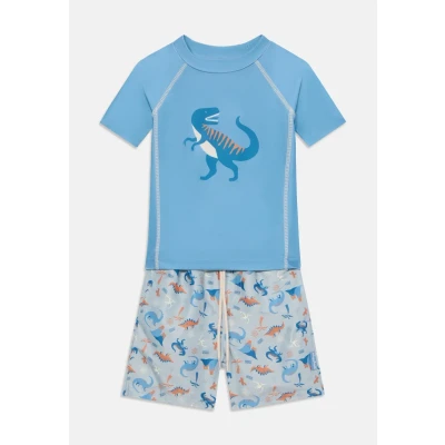 Image of Playshoes Protection DINO ALL OVER SET Top for kids, Size: 6 12m, Blue