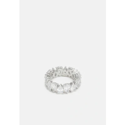 Image of Swarovski Vittore PEAR Ring silvercoloured, Women&#039;s, Size: O, Silver coloured