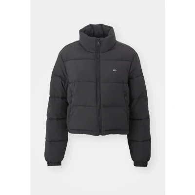 Image of Tommy Jeans Essential Puffer Winter jacket, Women&#039;s, Size: XL, Black