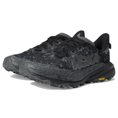 Image of HOKA Speedgoat 6 Trail running shoes, Women&#039;s, Size: 8, Black/outer orbit Textile/synthetics