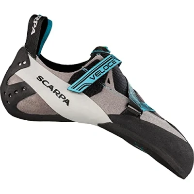 Image of Scarpa Women&#039;s Veloce WMN Climbing Slippers, Light Gray Maldive Fkjw, 35.5 EU