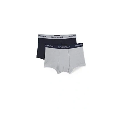 Image of Emporio Armani 2 PACK Briefs, Men&#039;s, Size: XXL, Blue/grey