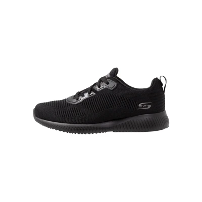 Image of Skechers Women&#039;s Bobs Squad 3 Star Flight Sneaker, Black Hot Melt Mesh, 5 UK